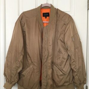 Tan bomber jacket